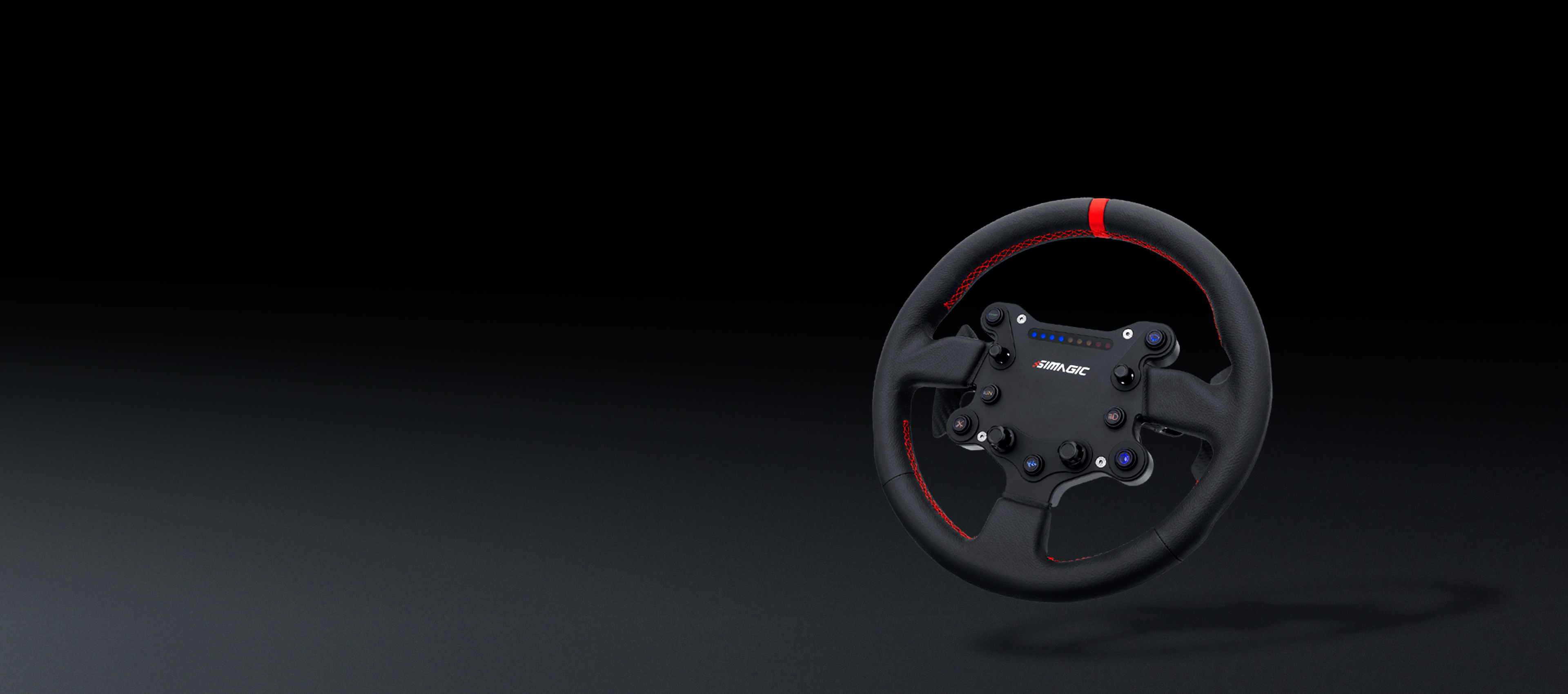 Kierownica Simagic GTS - widok pod kątem